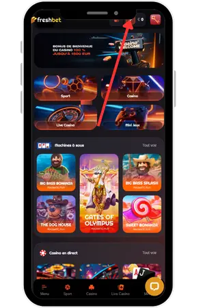 Fresh Bet paris — sélection de la méthode de paiement et dépôt